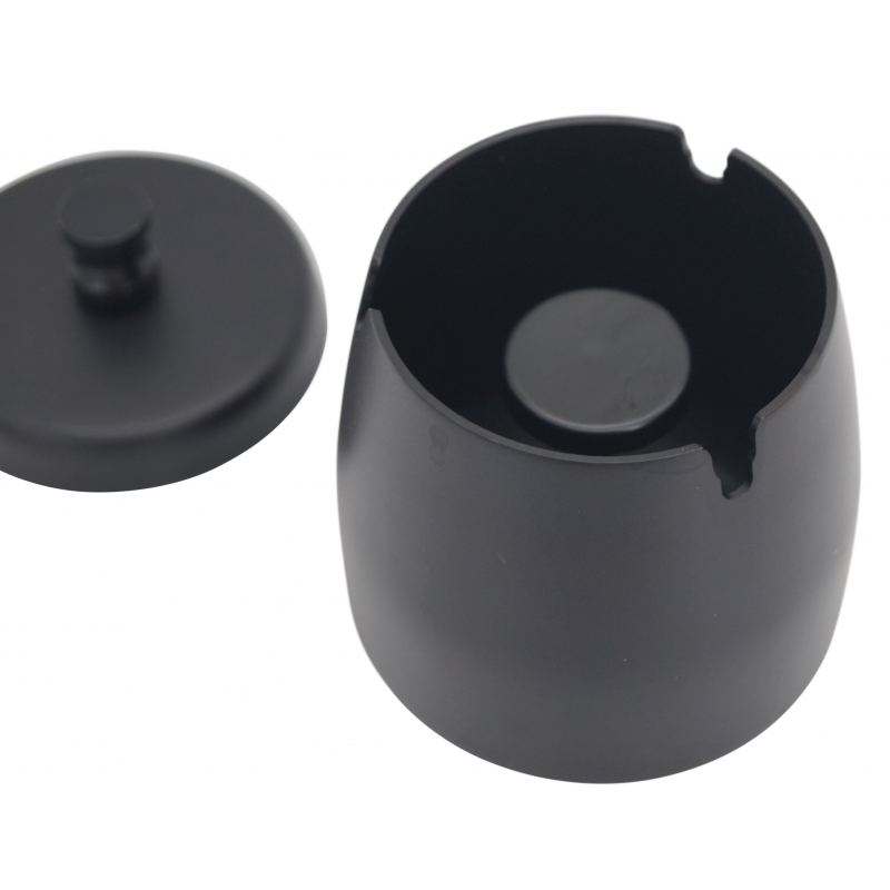 GERMANUS Aschenbecher für Draußen aus Edelstahl massiv 12 cm
