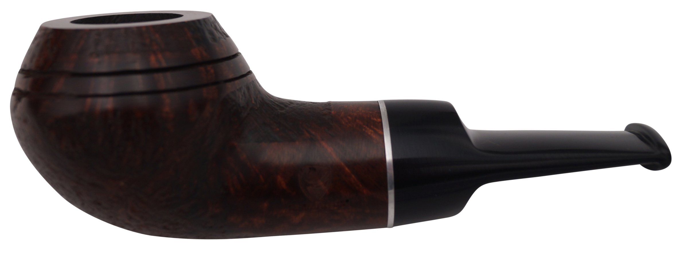 GERMANUS Pfeife Stubby, Reverse Calabash, gerade Sand braun, 10105
